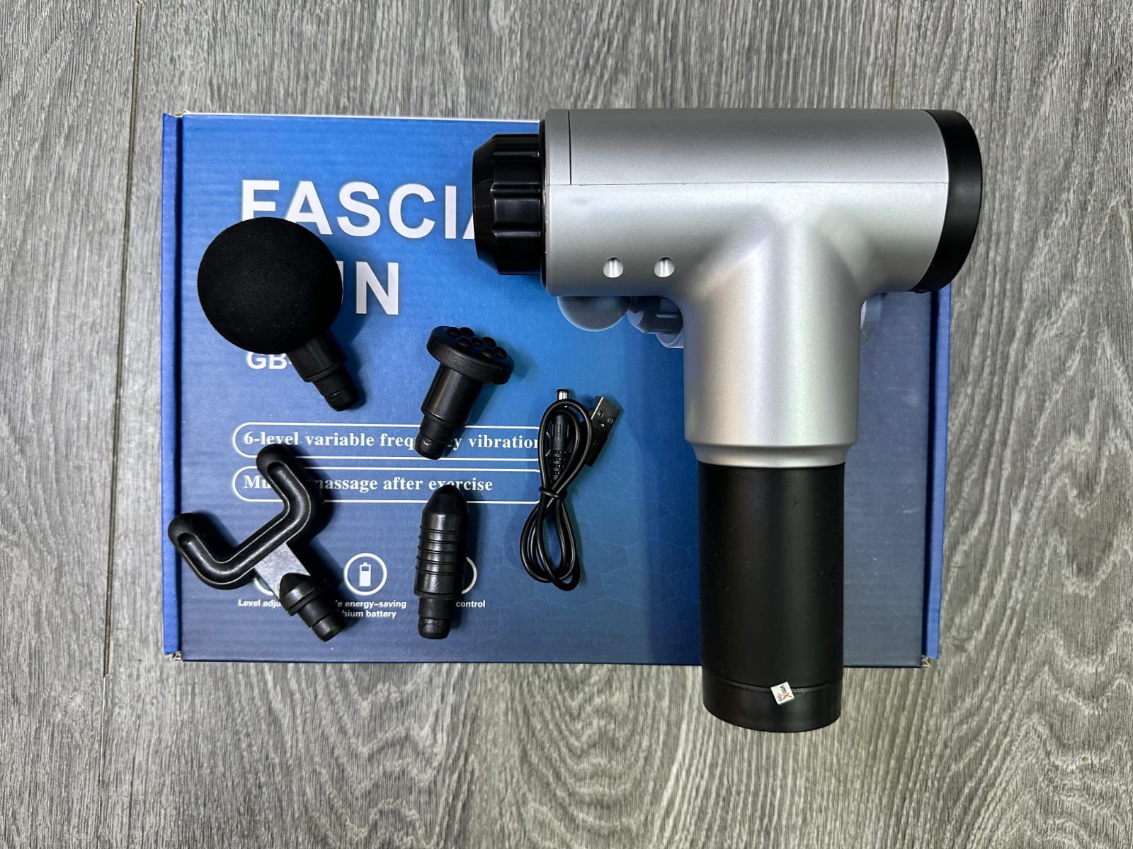 Masajeador Fascial Gun 6 Velocidad